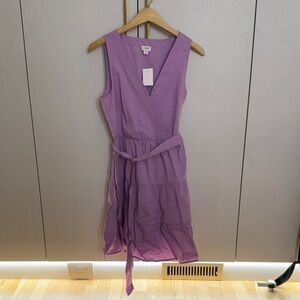 J. Crew Factory Lavender Midi Dress